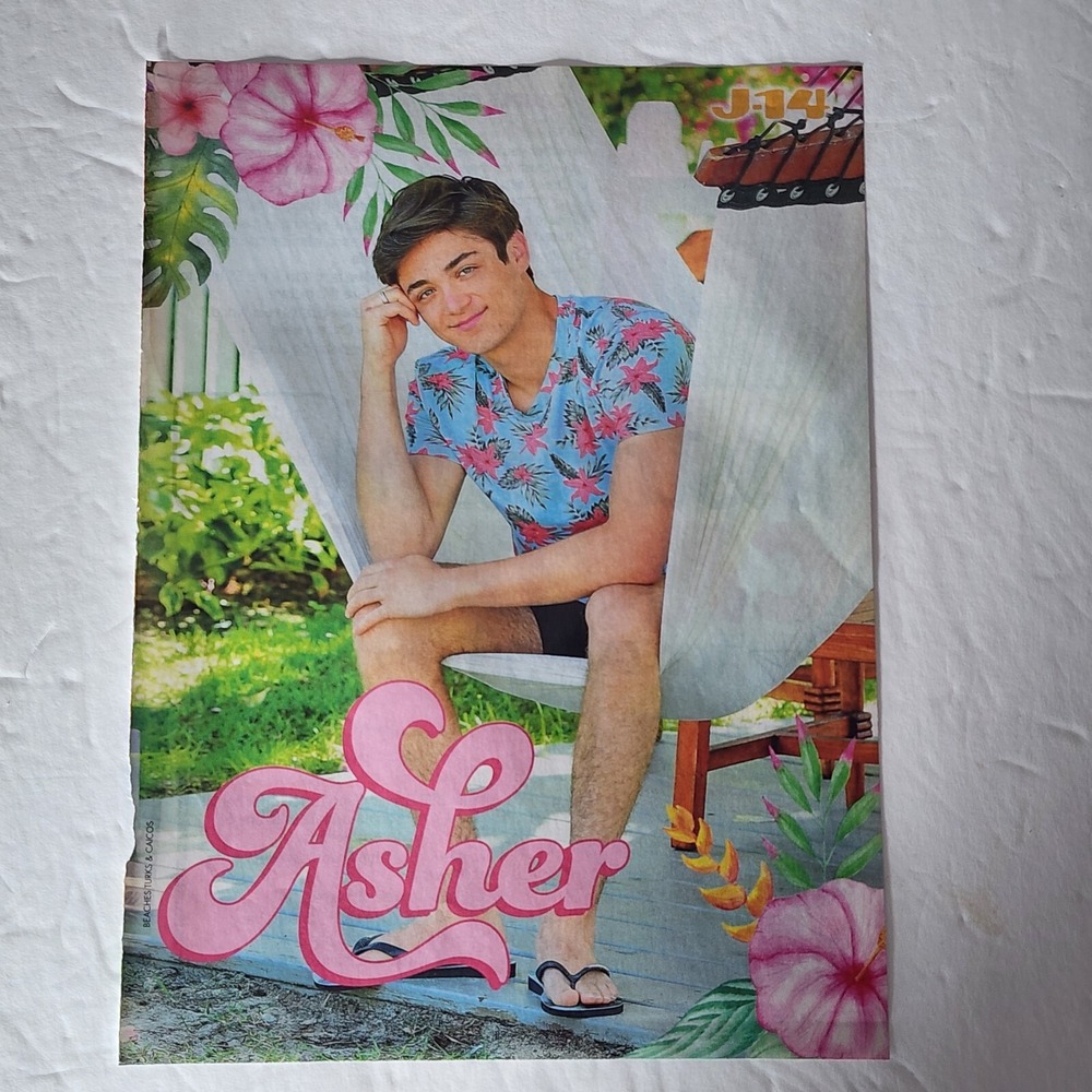 Asher Angel Pinup Poster Magazine Clipping 8x10.5 J-14 Television Memorabilia